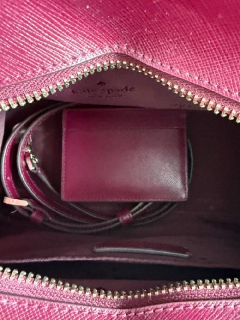Kate Spade New York Madison Saffiano Leather Medium Satchel - Picture 4 of 4